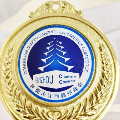 China 1st 2nd 3rd Gold Place Photo Metal Insurance UV Printing Medals Silver Bronze Zinc Alloy Blank Insert Medals for sale