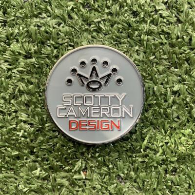 China Eco-friendly Cheap Custom Ball Marker Metal Markers Magnetic Golf Ball Markers for sale