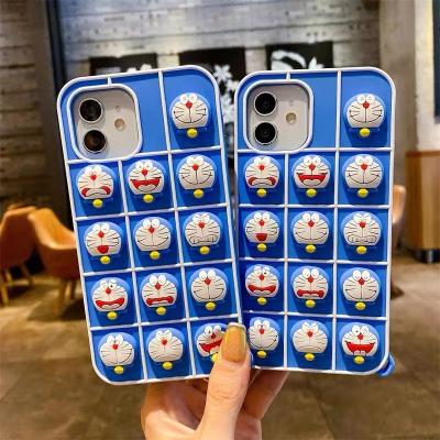 China Shockproof cell phone case for iphone 12 promax, fun decompression jingle cat cell phone case for iphone 13 iphone 11 13 pro max for sale