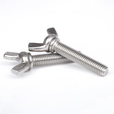 China DIN 316 Stainless Steel Factory Price Butterfly Wing Screws Stainless Steel Wing Bolt for sale