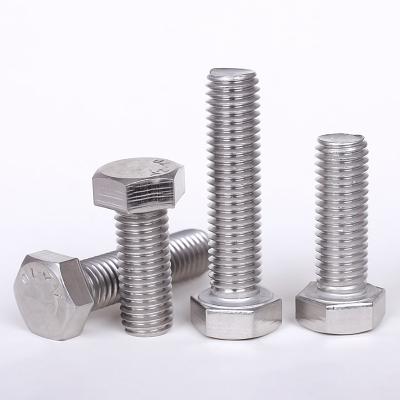 China Stainless Steel Manufacturer DIN 931 China Stainless Steel Hex Head Bolt for sale