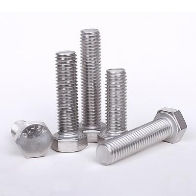 China DIN 933 Wholesales Stainless Steel Hex Bolt A2 A4 Stainless Steel Hex Head Bolt for sale