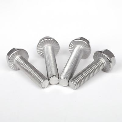 China DIN 6921 Factory Price Stainless Steel Hex Head SS304 316 Hex Flange Bolt for sale