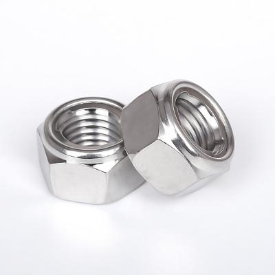 China Heavy Industry Metal Lock Nuts Price Good Stainless Steel Hex Metal Nuts 304 316 for sale