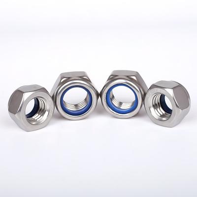 China DIN 985 Heavy Industry Factory Price Stainless Steel 982 Nylon Hex Lock Nut for sale