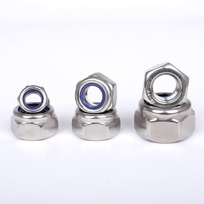 China DIN 985 Heavy Industry Wholesale Price Stainless Steel 982 Nylon Hex Lock Nut for sale