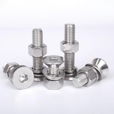 China DIN7991 M3-M12 Stainless Steel Hexagon Flat Flat Socket Head Screw for sale