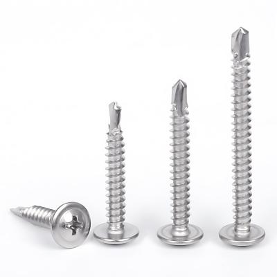 China Round Head 410 Stainless Steel Self-drilling Screw Factory Price for sale