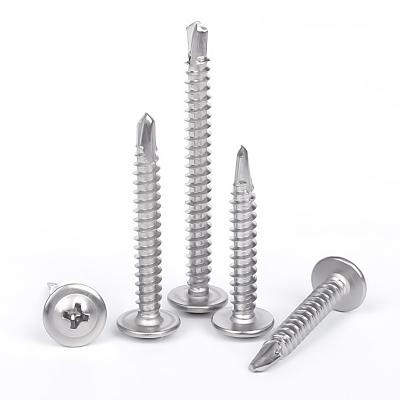 China Wholesales SUS 410 Self Drilling Screw Stainless Steel Round Round Head Drilling Screw for sale