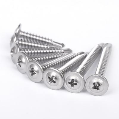 China Custom Wood Round Screw SUS410 Stainless Steel Head Self Drilling Round Screw for sale