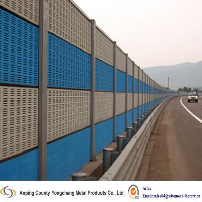 China Noise Barriers Sound Barrier Panel Steel Exterior Noise Barrier for sale