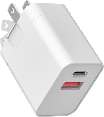 중국 USB A+C 벽 충전기 2 팩 20W 빠른 충전 블록 애플 워치 판매용