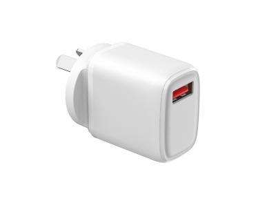 China 3.0 Adapter 18W Quick Charging Blocks USB Wall Plug For IPhone 15/14/13/12 for sale