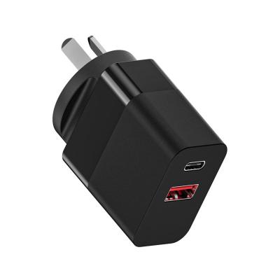 China Dual Port Fast Charging Type C Wall Plug Adapter 25W for Samsung Galaxy for sale