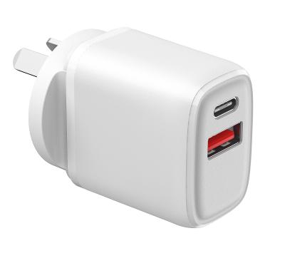 Κίνα US/EU/KR Socket Plug QC 3.0 USB Port Γρήγορη φόρτιση 25W Για iPhone15 Samaung HUAWEI OPPO VIVO προς πώληση