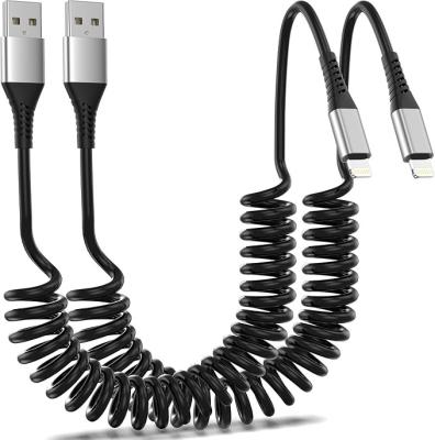 China Spring Data Transfer Cable USB A To Type C For Car Android Mobile Phone Charging for sale