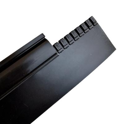 China High Frequency Hot Plane Weldable Industrial Automatic High Speed ​​PVC Rolling Shutter Door Rail Quick Pull Keder for sale