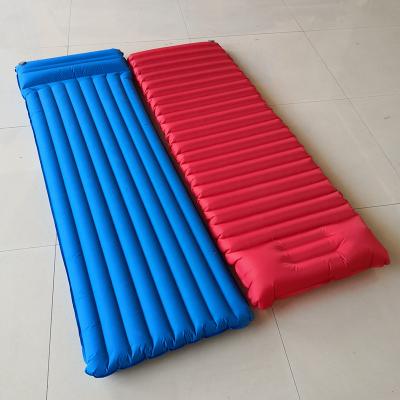 China TPU coated fabric ultralight sleep pad for camping - inflatable sleep pads for backpacking, hiking, traveling - lightweight and compact for sale