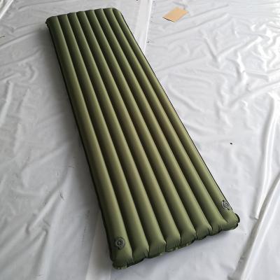 China TPU Coated TOPAZ High Quality Army Use Fabric Mattres Packable TPU Inflatable Air Sleep Bed Mat Protective Lightweight Camping For Traveling OEM for sale