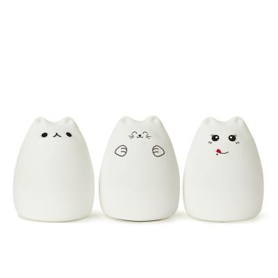 China Babies and Kids Selling Best Cat Silicone Night Light LJC-101 (USB Rechargeable Type) for sale