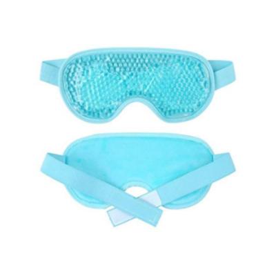 China Shading Ocean Blue Fantasy Plush Lightweight Eye Mask for sale