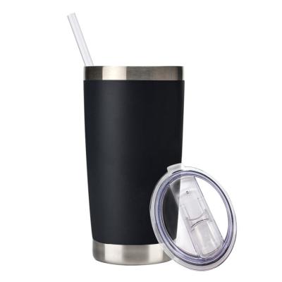 China 20oz Stainless Steel Tumbler Stocked Metal Water Bottles for sale