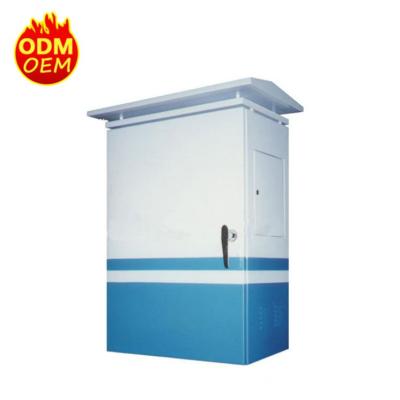 China Blue Sheet Metal Box Machinery Metal Enclosure Waterproof Electronics Box for sale