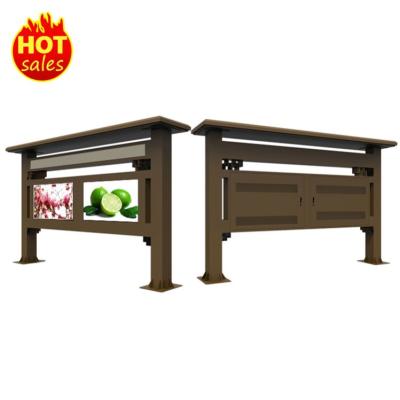 China 86 inch quality outdoor high rise street advertising used solar lcd screen display vanity bus station bus stop for sale for sale