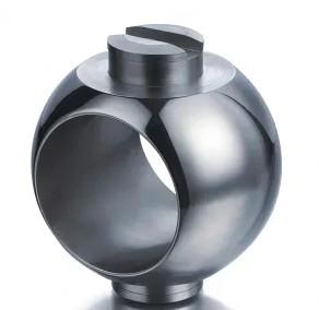 China Hastelloy C-4 Valve Balls Hollow Trunnion Valve Ball Without Stem for sale