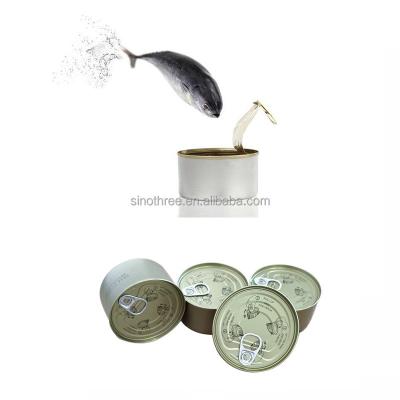 China Wholesale Price Food Grade Empty Metal Tin Can With EOE Lid For Tuna Sardines Meat Fish Food Packaging for sale