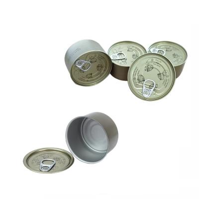 China DR 2-PC Tuna Cans Price Food Tin Empty Food Cans Maker Supply Tin Can For Meat Fish Sardines Packaging for sale