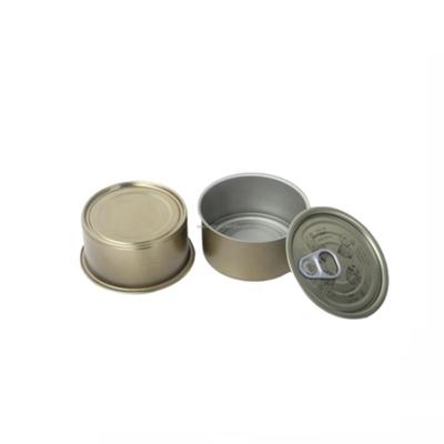 China Wholesale Recyclable Food Grade Tin Cans With Easy Open Self Sealing Empty End For Tuna Wet Pet Food Canning for sale