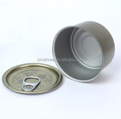 China Wholesale Price 170g 175g 180g Metal Jar Empty Food Tin Can Manufacturer With #307 EOE Lid For Tuna Fish Mackerel Meat Paste for sale