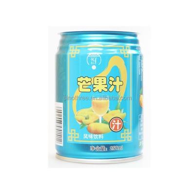 China Tin Can Manufacturer Specializing In Recyclable Tin Can Production Round Beverage Cans Empty 250ml for sale