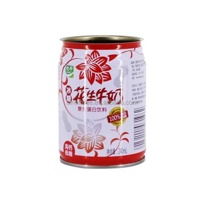 China Good Quality Recyclable Metal Cans Food Grade Beverage Cans 8 Ounce Tin Can For Juice Beverage for sale