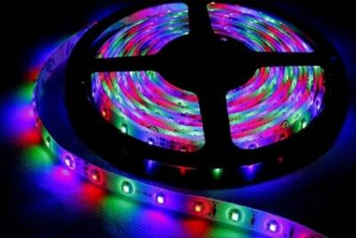 China High power Epistar DC12V / 24V Multi Color LED Strip IP65 300 LEDs led strips for cars for sale