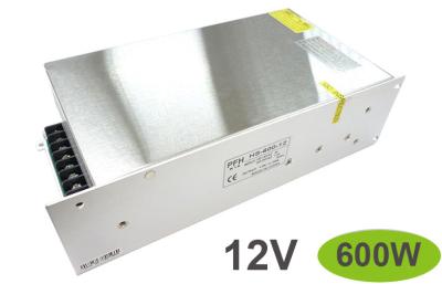 China High power 600W LED Light Strip Power Supply AC110V to DC12V , CE RoHS approvals for sale