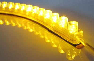 China Yellow SMD 12 volt Low Voltage Car Led Strip Lights IP65 waterproof for sale