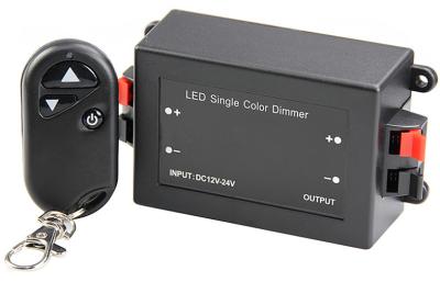 China 8A Single Color Dimmer LED Controller With RF Remote LED Strip Kit for sale