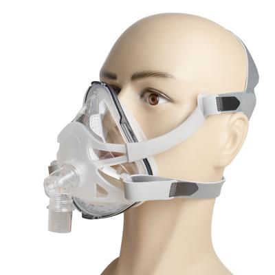 China Full Resin Face Mask for CPAP Machine Snoring and Sleep Therapy Connect Face Hose to Adjustable Headgear Clips for sale