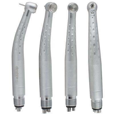 China Denshine Dental Handpiece LED Turbine Air High Speed ​​Portable Dental Rotor LED Metal Handpiece for sale