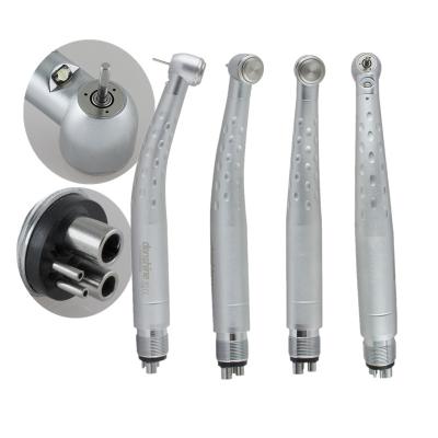 China Denshine Dental E-Generator Fiber LED Handpiece High Speed ​​Push Button 3 Water Jet Silent And Stable Large 4 Hole With Oval Handle for sale