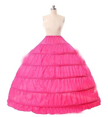 China Dropshipping colorful custom made luxury fullfill Quinceanera prom dresses ball gown 6 circles petticoat crinoline for wedding dress for sale