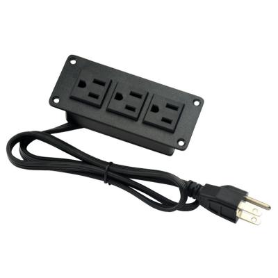 China US Electrical Power Unit 3-Outlets Plug and Socket Connectors Easy Installation for sale