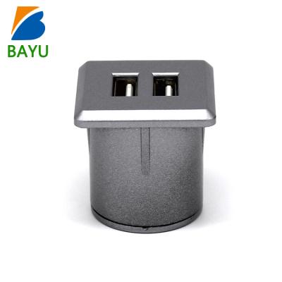 China Customized Residential / Multipurpose Desktop USB Charger Charger Dual Port Socket for sale