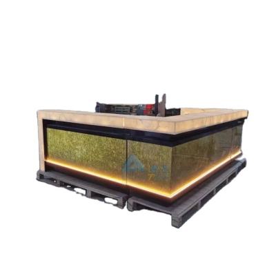 China Contemporary Top-grade LED Light Bar Counter Bar Table Modern Design for sale