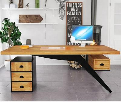 China PANEL ATTIC Boss Desk Creative Industrial Nordic Style Desk for sale