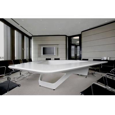 China Modern Modern Furniture Fly Shape Square Solid Outdoor Conference Meeting Table for sale