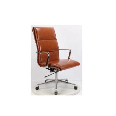 China Executive Chair Shenzhen Factory Modern Brown Leather Office Chair for sale