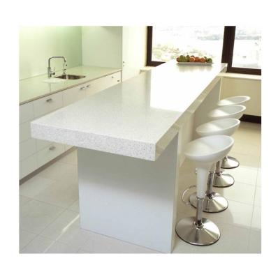 China Durable Modern White Quartz Kitchen Island Solid Outdoor Home Bar Counter for sale